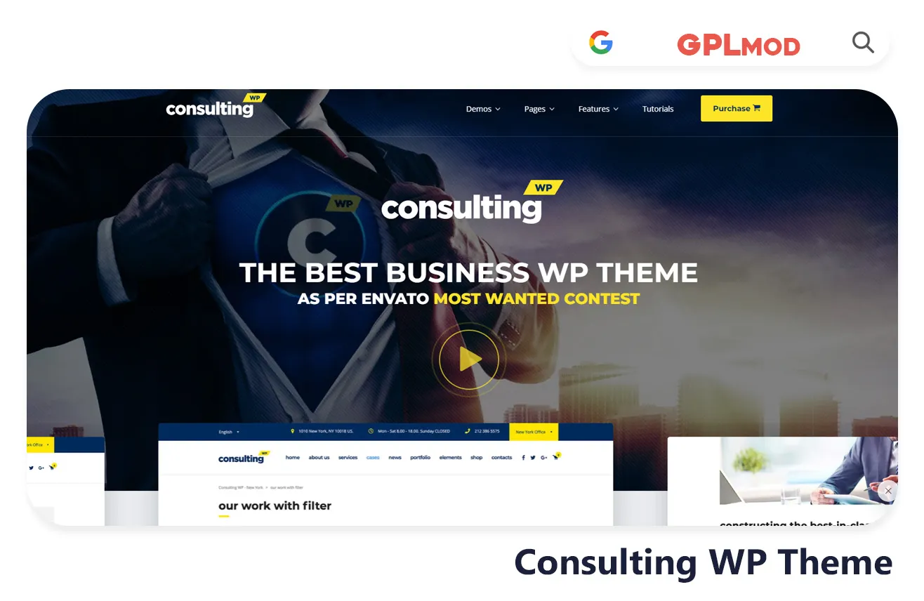 Download Consulting WP Free - GPLMOD - gplmod.com - Latest Version GPL