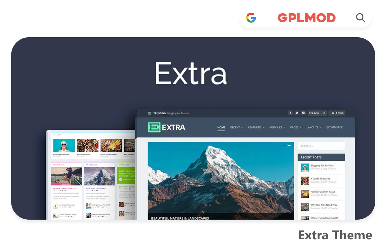 Download Extra Theme Free - GPLMOD - gplmod.com - Latest Version GPL