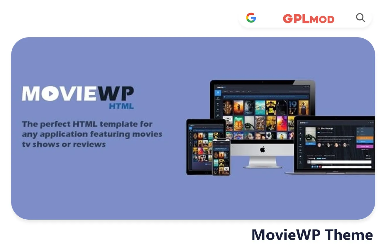 Download MovieWP Theme Free - GPLMOD - gplmod.com - Latest Version GPL