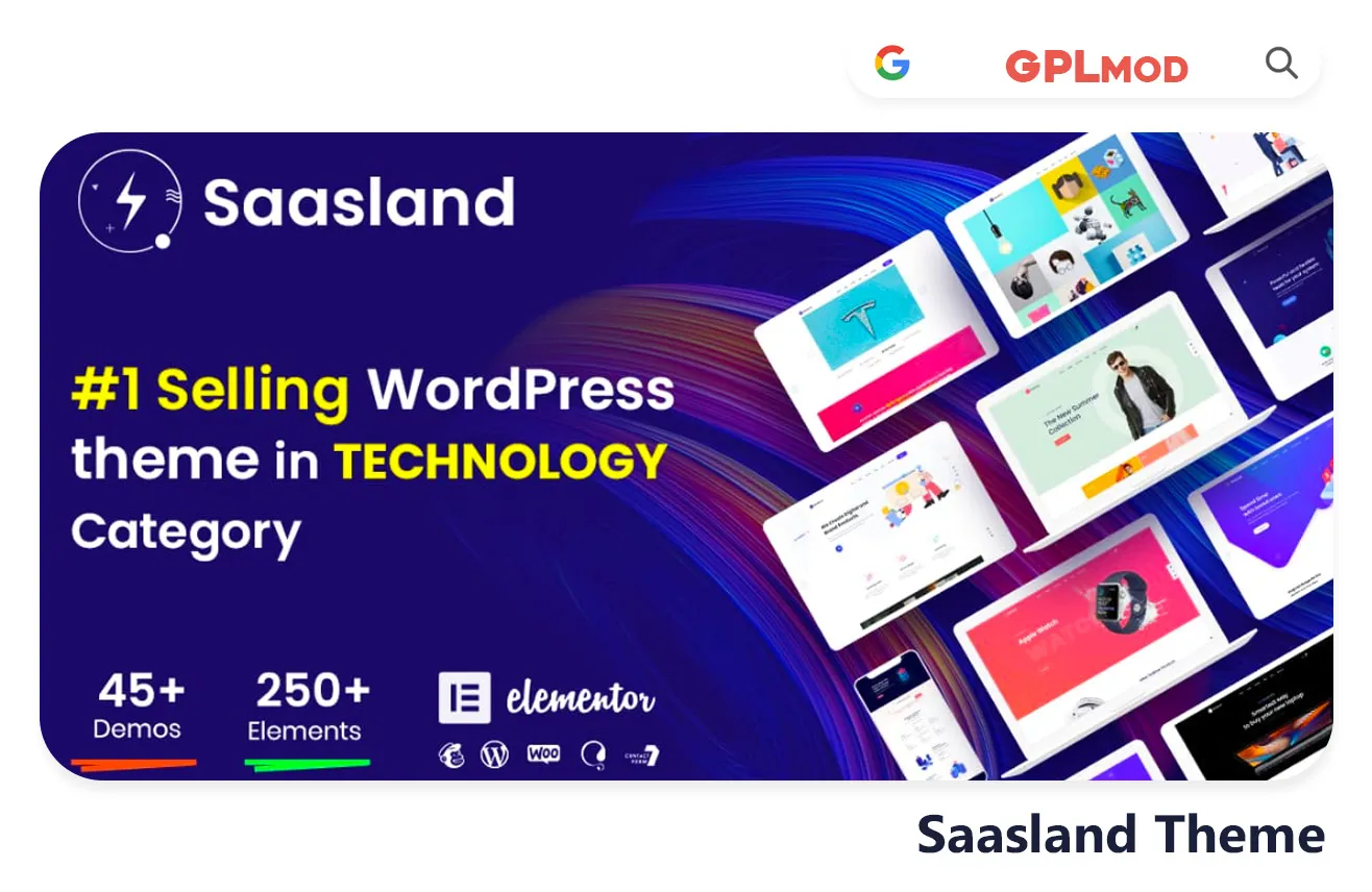 Download Saasland Theme Free - GPLMOD - gplmod.com - Latest Version GPL