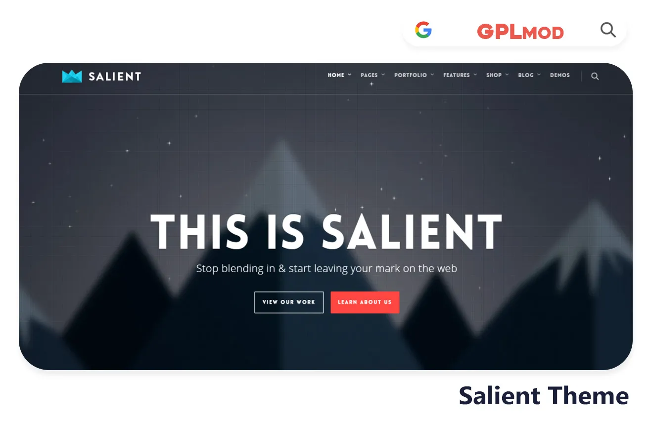 Download Salient Theme Free - GPLMOD - gplmod.com - Latest Version GPL