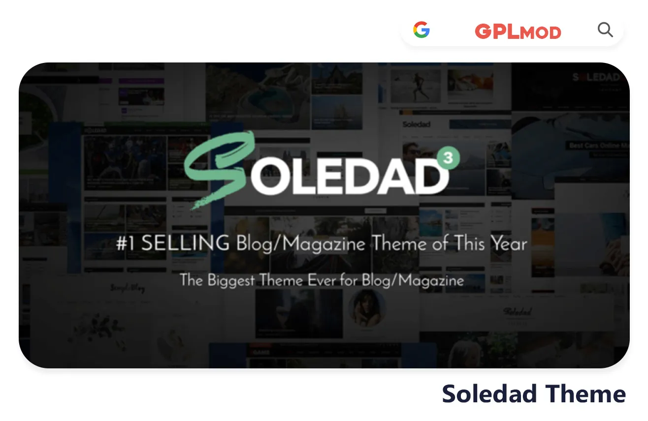 Download Soledad Theme Free - GPLMOD - gplmod.com - Latest Version GPL