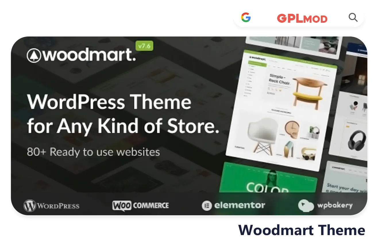 Download Woodmart Free - GPLMOD - gplmod.com - Latest Version GPL